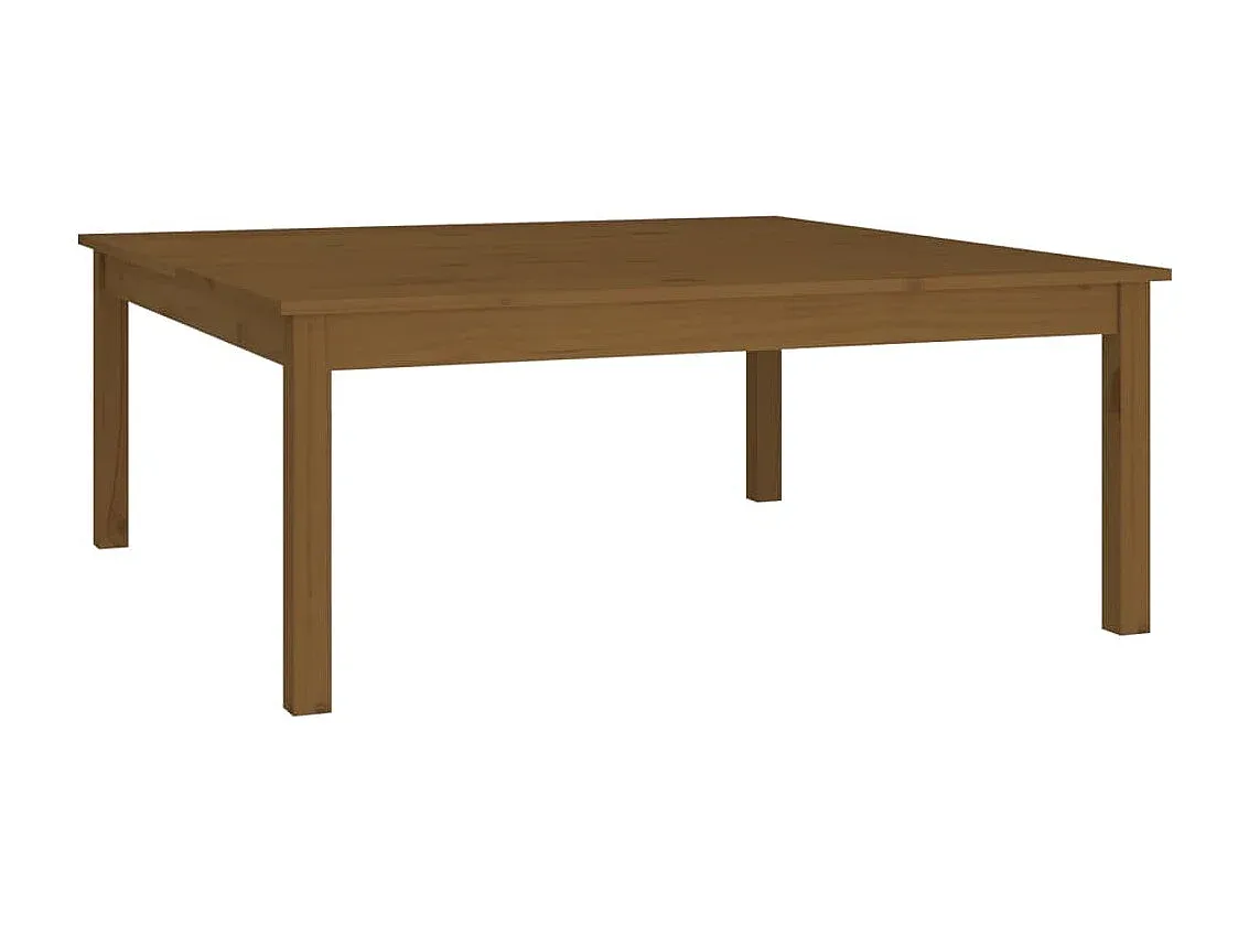 Quadratischer Couchtisch Holzoptik 100 cm