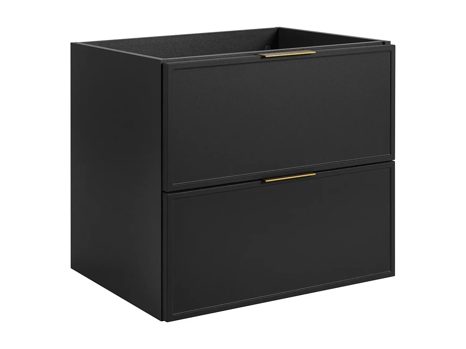 Moderner Badezimmer-Waschbeckenschrank in Grau und Weiß