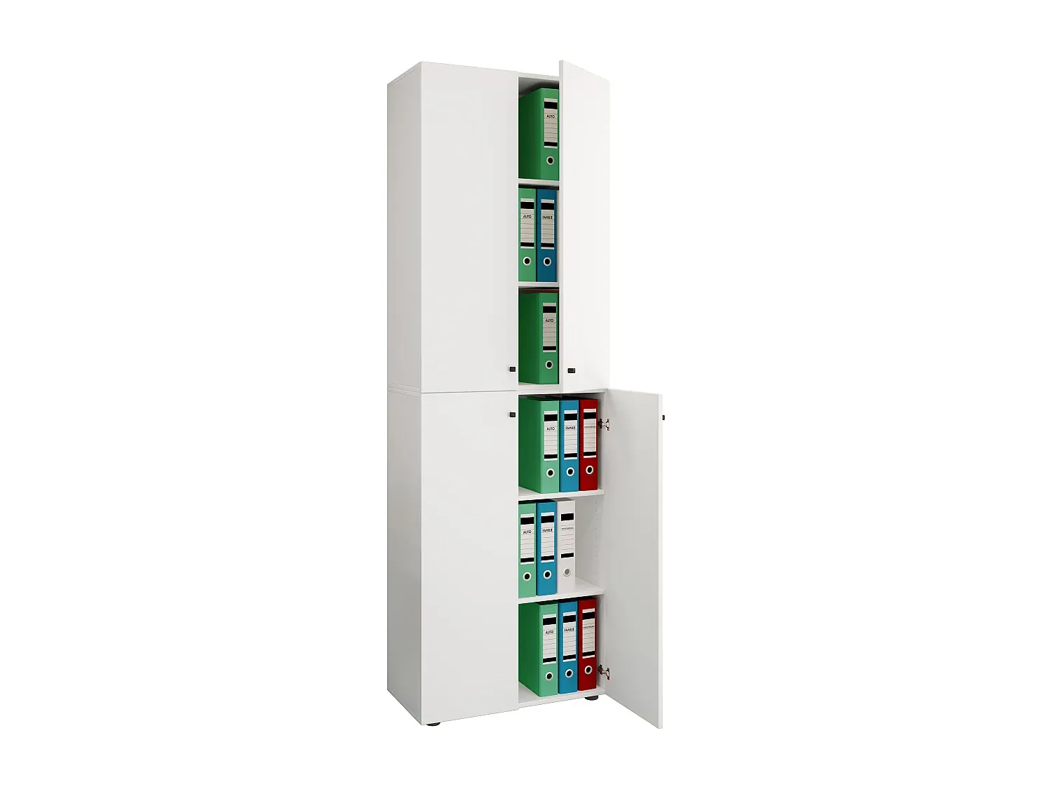 Moderner Aktenschrank mit 6 Fächern