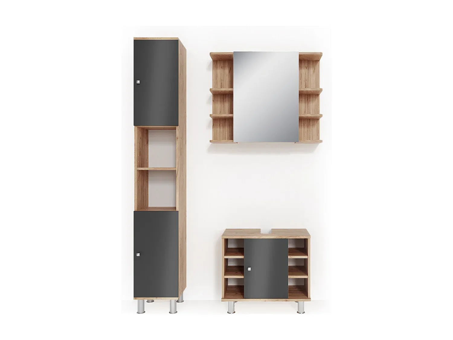 Grünes Badezimmermöbel-Set 60x32x54