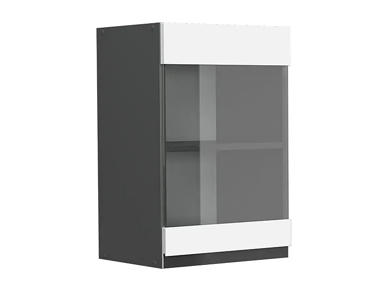 Roter Küchenschrank aus Glas 40x31x60