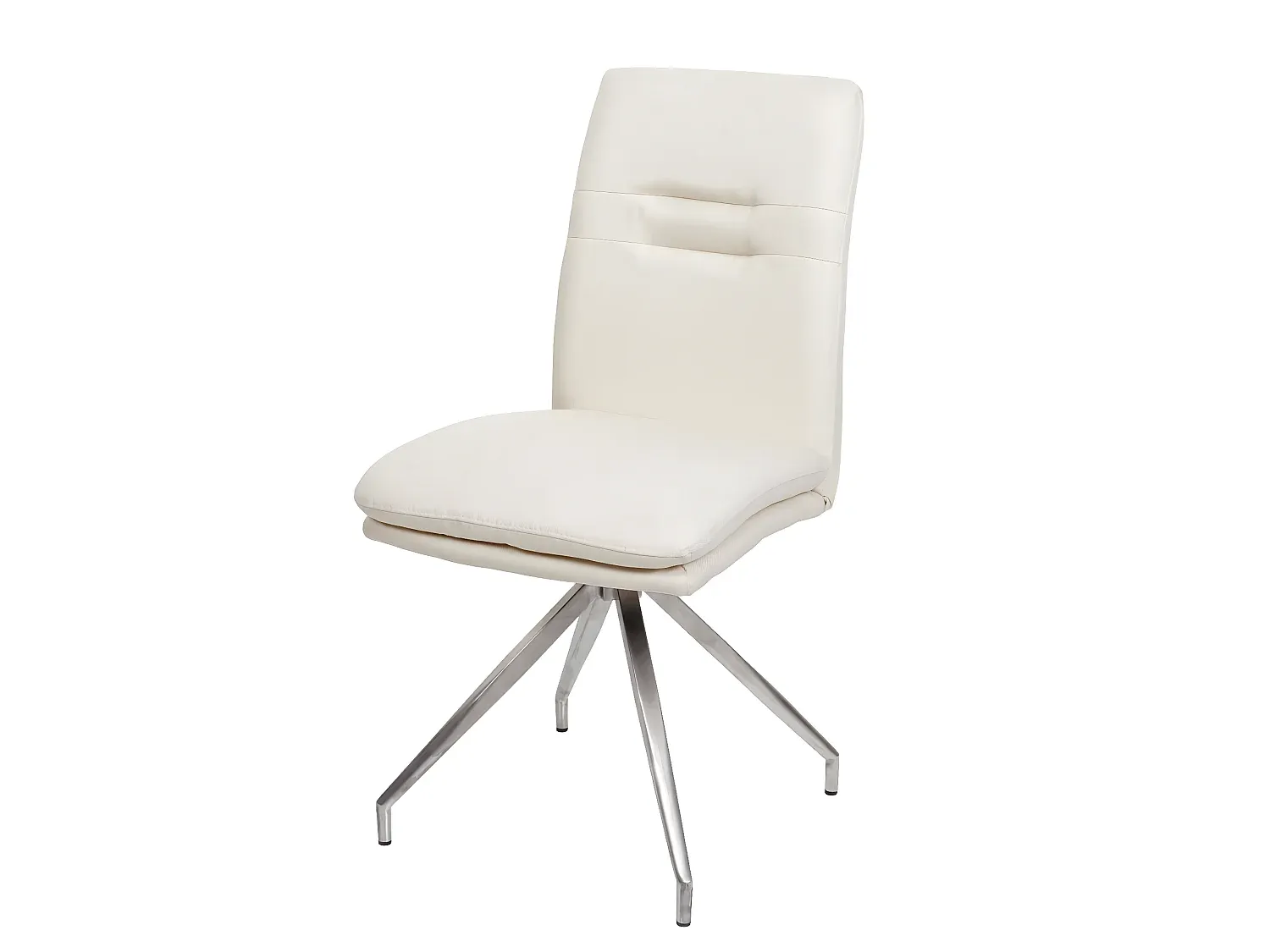 Moderner Esszimmerstuhl im 6er-Set, creme-beige