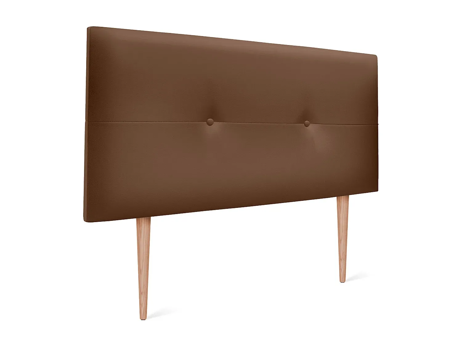 Kopfteil aus Kunstleder mit Knöpfen 90x105 cm für Betten