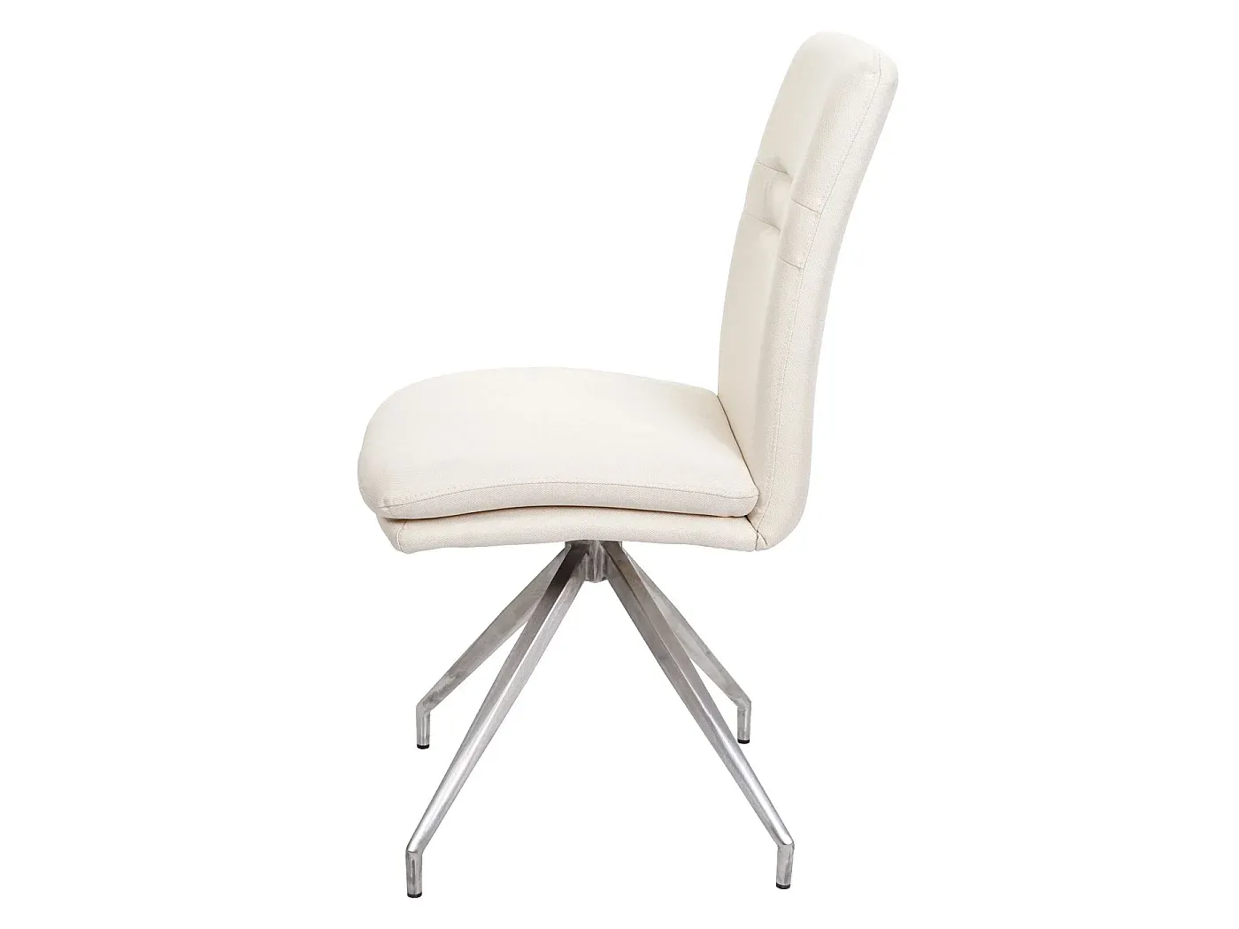 Moderner Esszimmerstuhl im 6er-Set, creme-beige