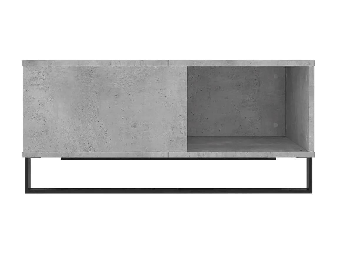 Moderner Couchtisch in Betongrau 80x80x36,5 cm