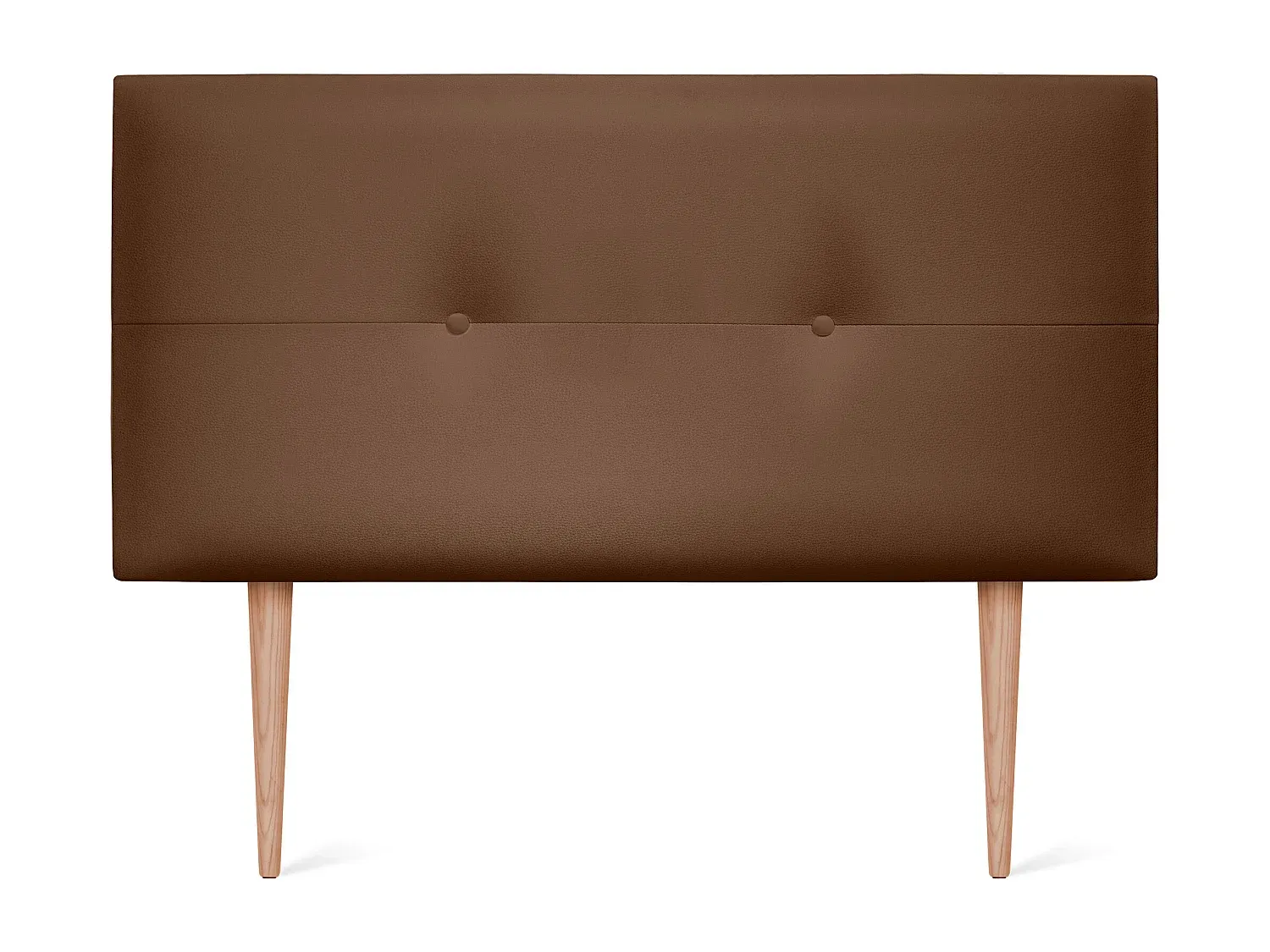 Kopfteil aus Kunstleder mit Knöpfen 90x105 cm für Betten
