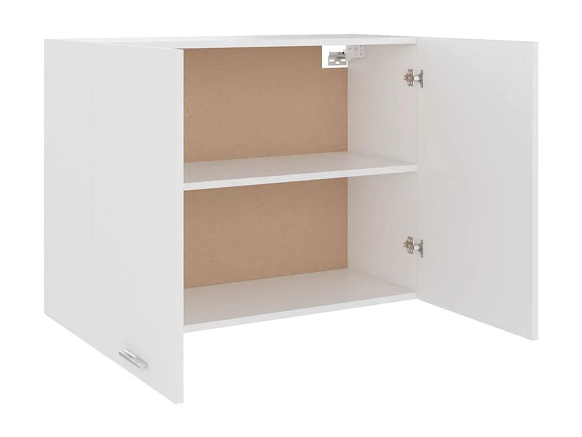 Wandschrank in Weiß aus Holzwerkstoff 80x31x60 cm