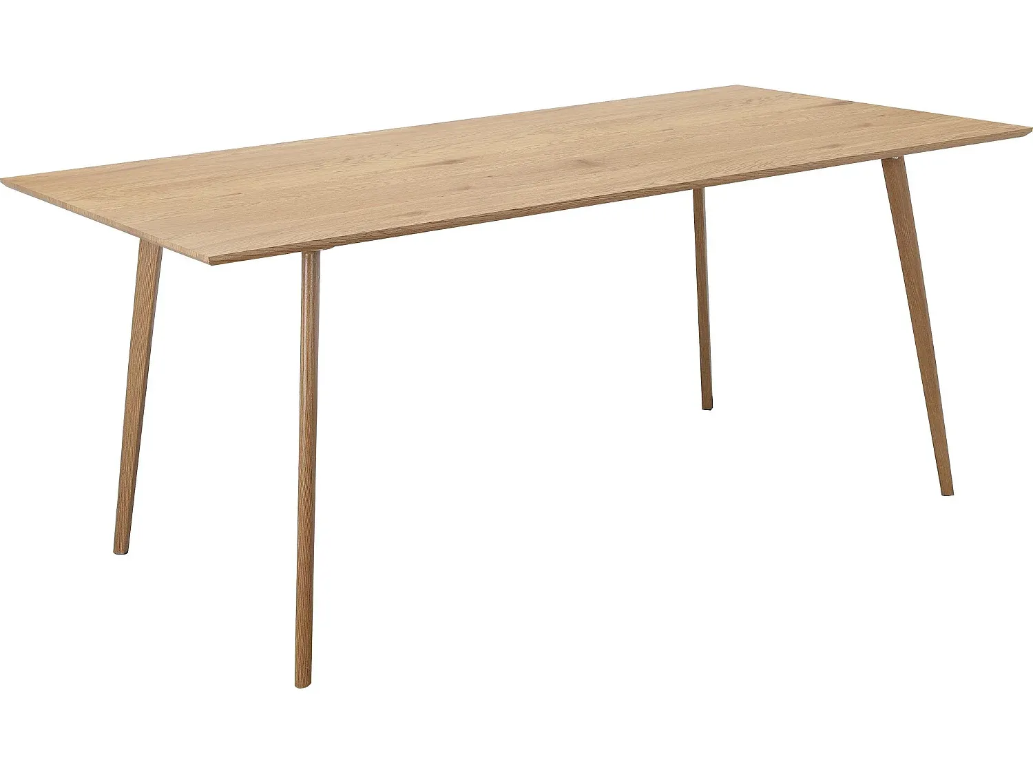 Moderner Esstisch aus Eiche, 180 cm