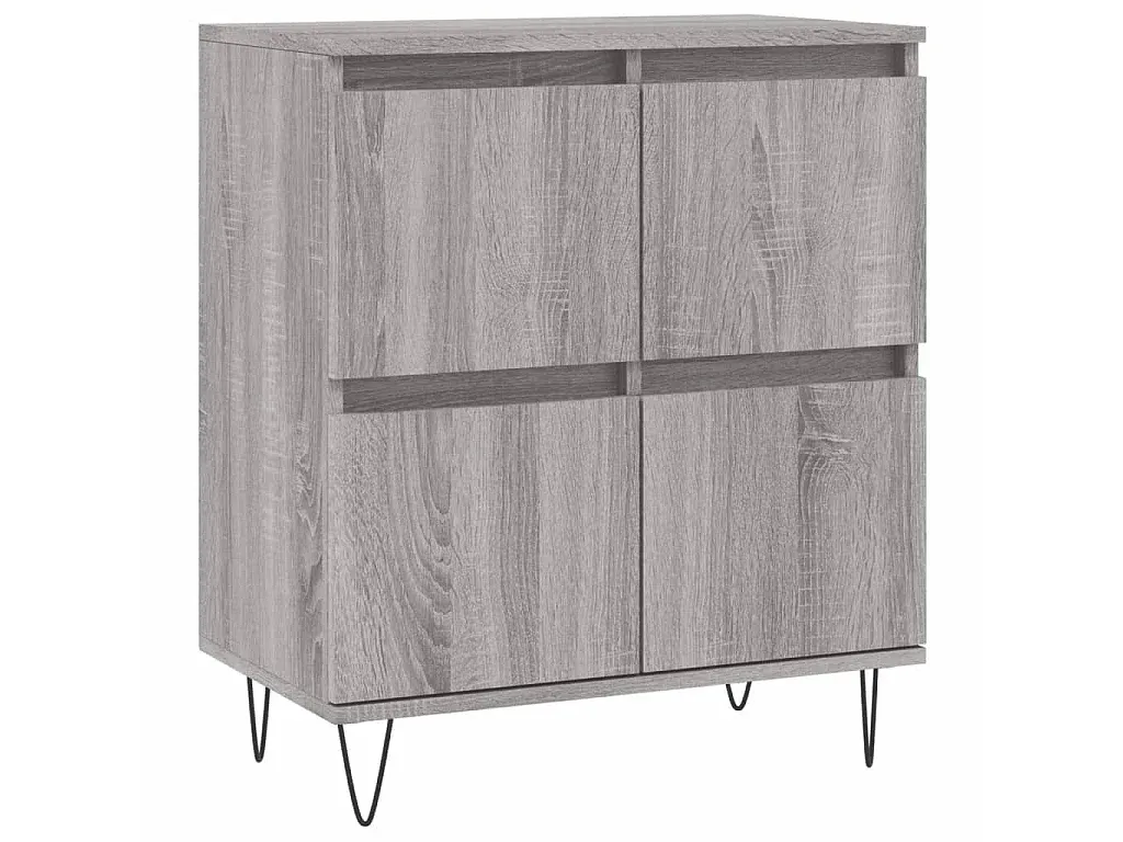 Modernes Sideboard Holzoptik Grau