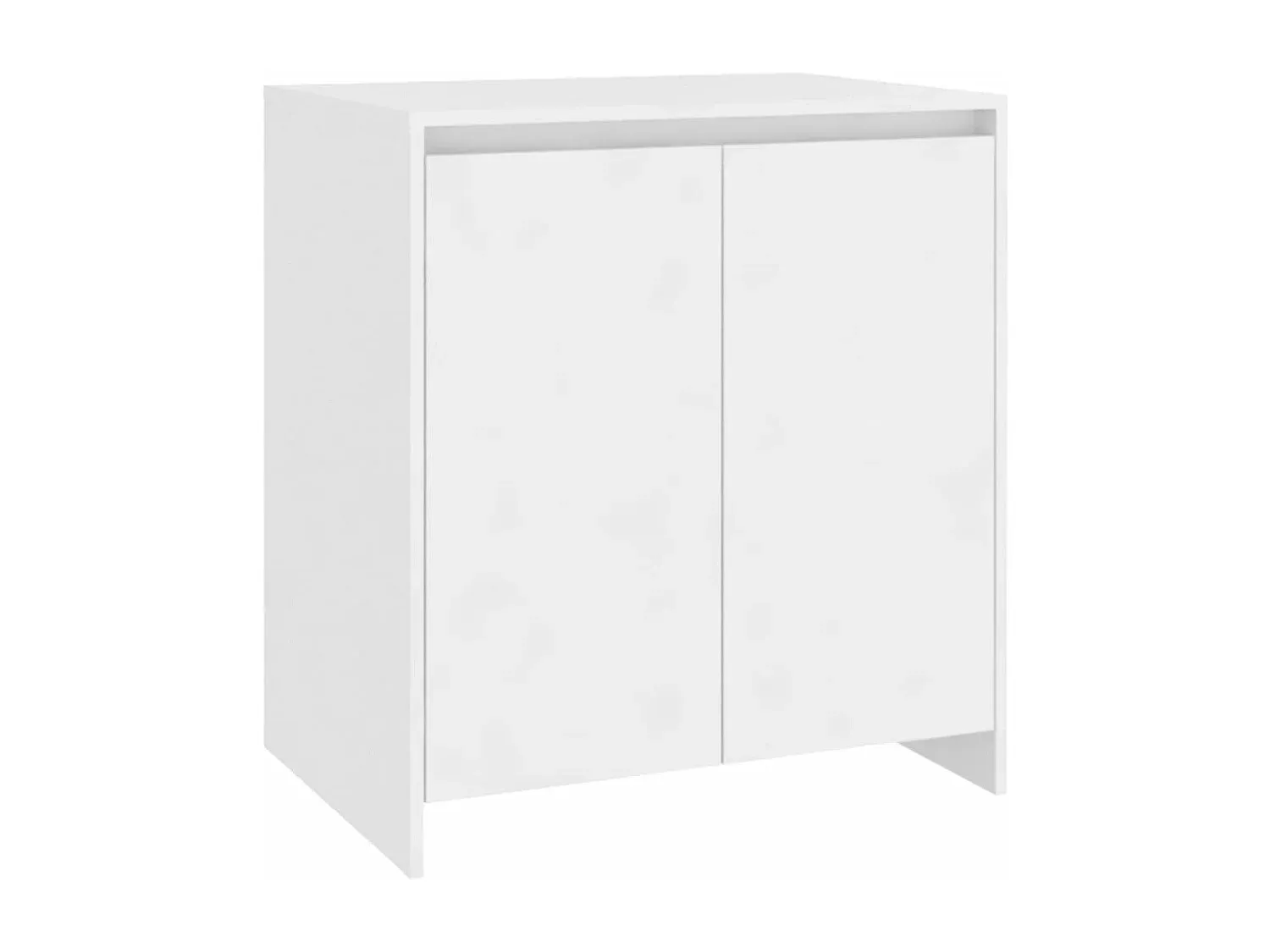 Moderner Schrank in Weiß mit Stauraum und Holzdesign