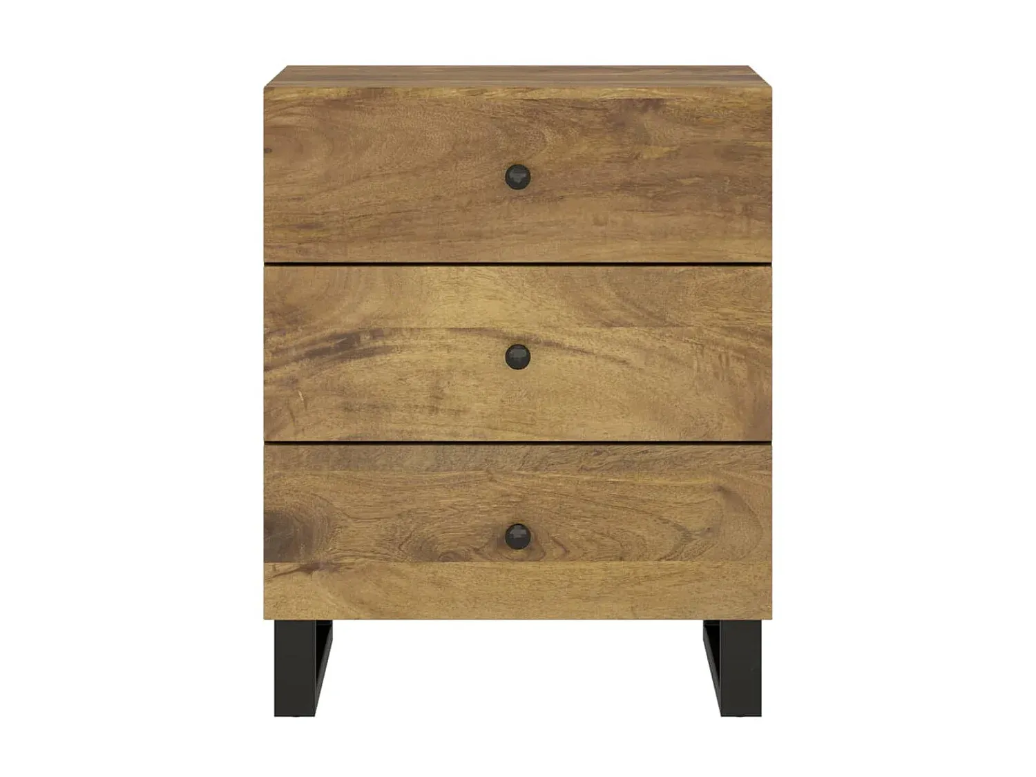 Holz Nachttisch mit Schublade und Stauraum