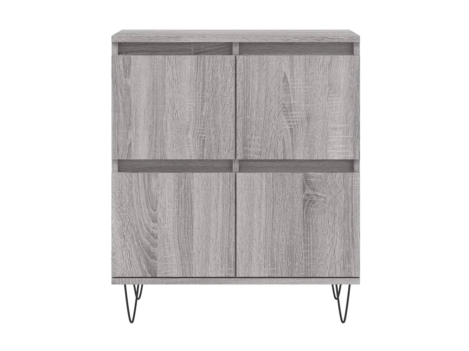 Modernes Sideboard Holzoptik Grau
