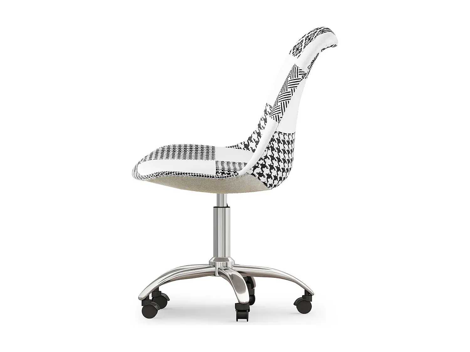 Ergonomischer Schreibtischstuhl mit Patchwork-Design