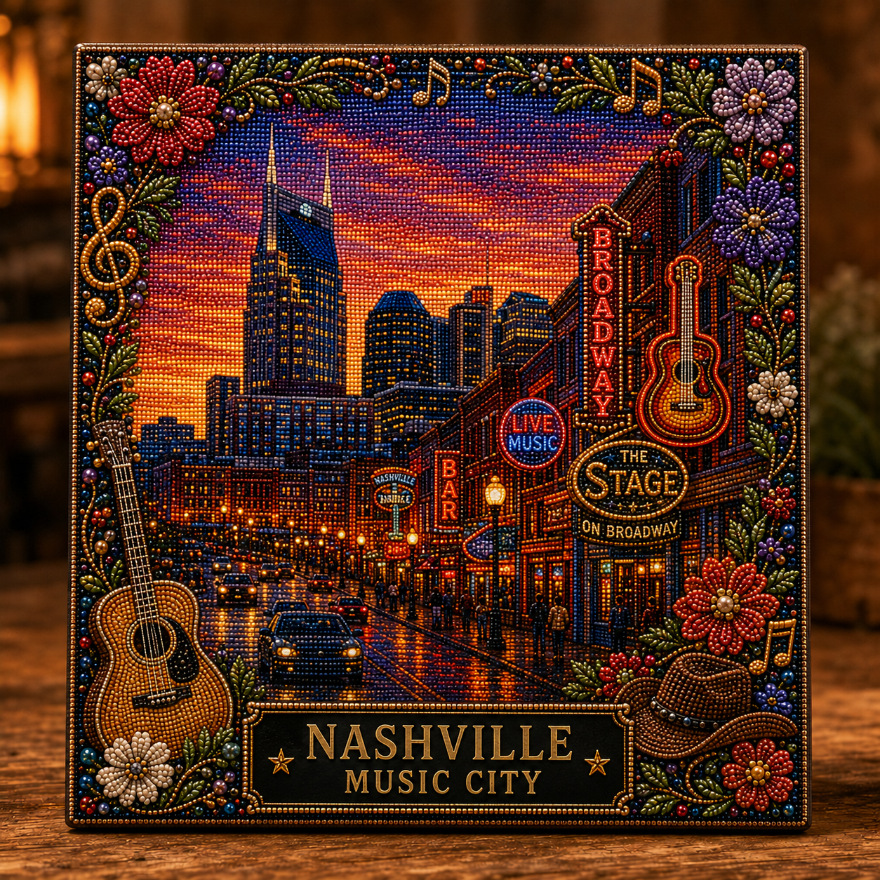 🇺🇸 Iconic American Landmarks Pearl Art Kit