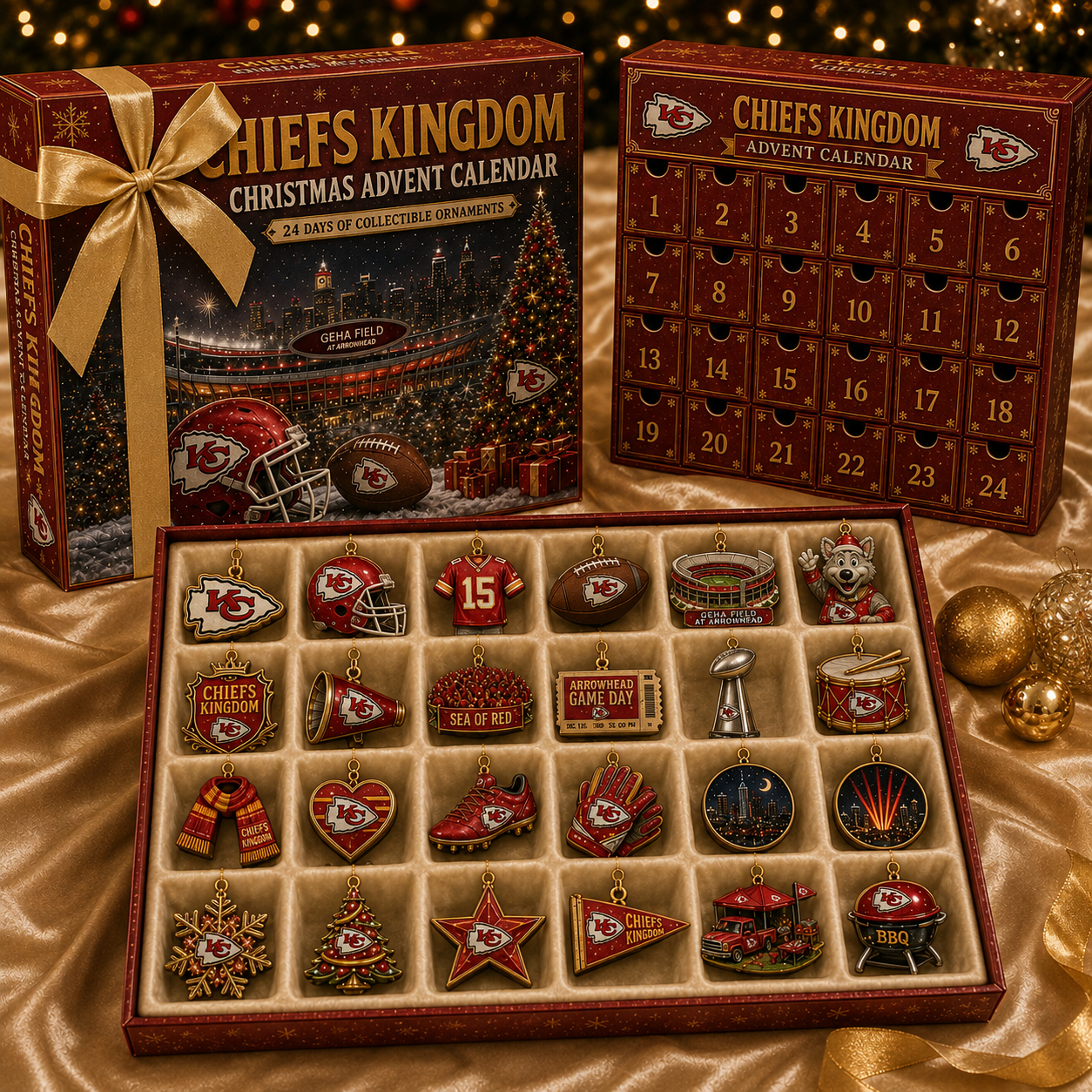 🎄 Chiefs Kingdom Football Christmas Advent Calendar