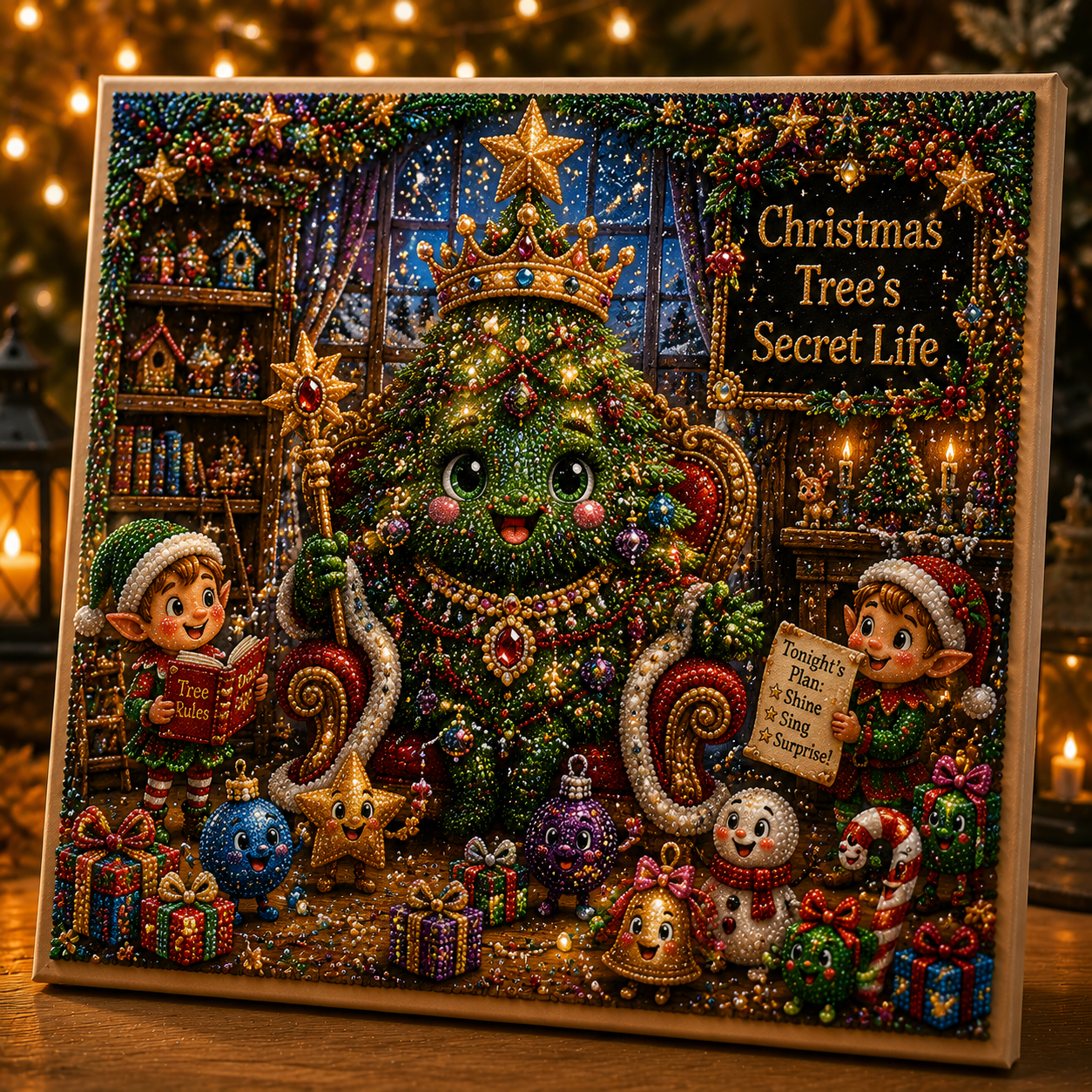 🎄 Christmas Secret Collection ✨ Magical Holiday Diamond Painting Art Kit