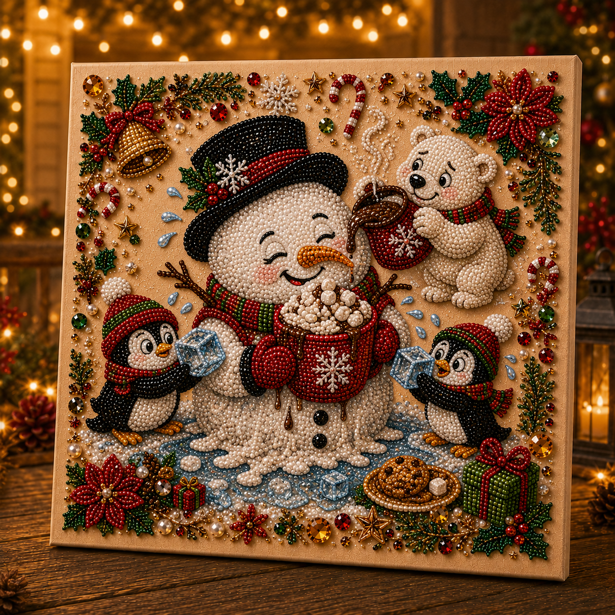 🎄 Absurd Christmas Moments Pearl Art Kit