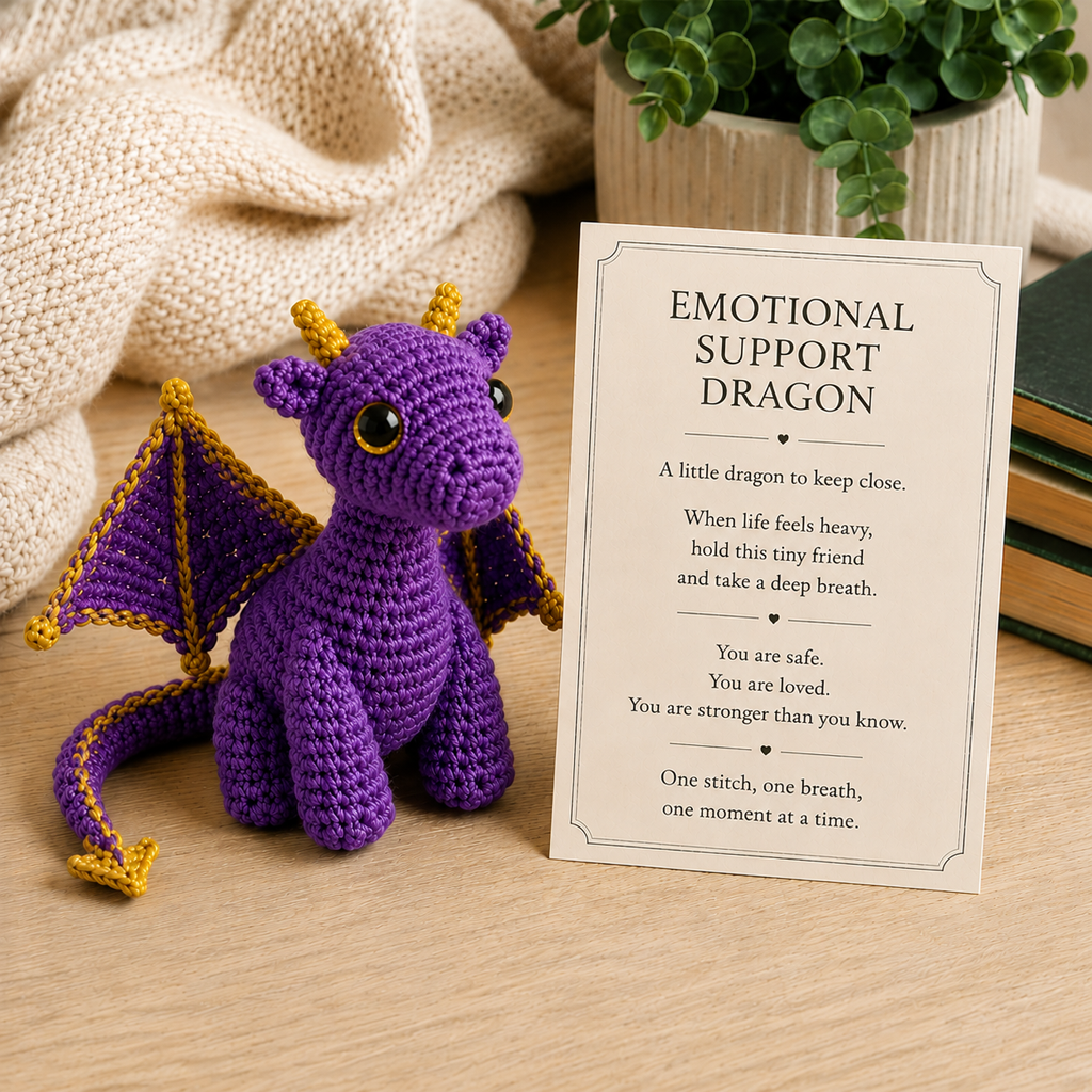Emotional Support Dragon Pocket Buddy-EASESTER