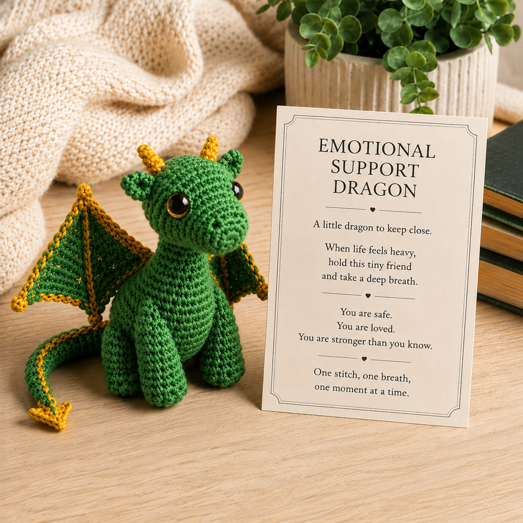 Emotional Support Dragon Pocket Buddy-EASESTER