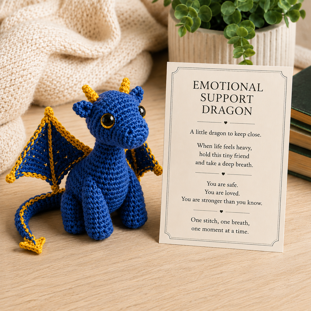 Emotional Support Dragon Pocket Buddy-EASESTER