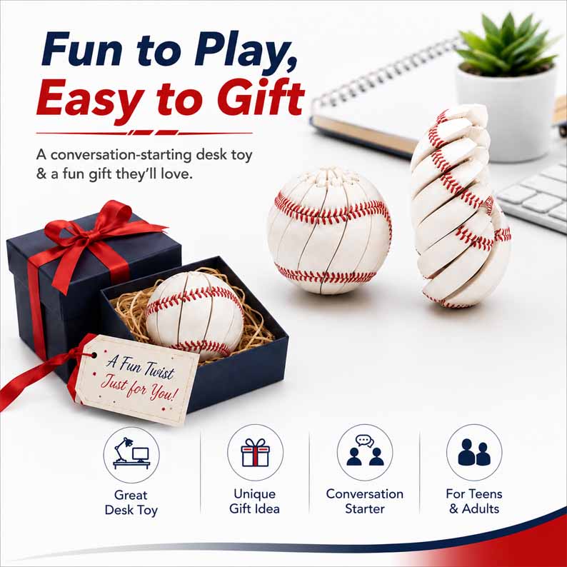Last Day 60% OFF - Baseball Fidget Ball Toy
