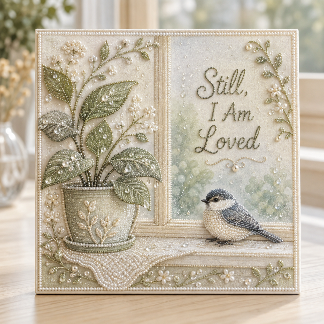 🌅 Morning Mercies – Faith-Inspired Pearl Art Kit