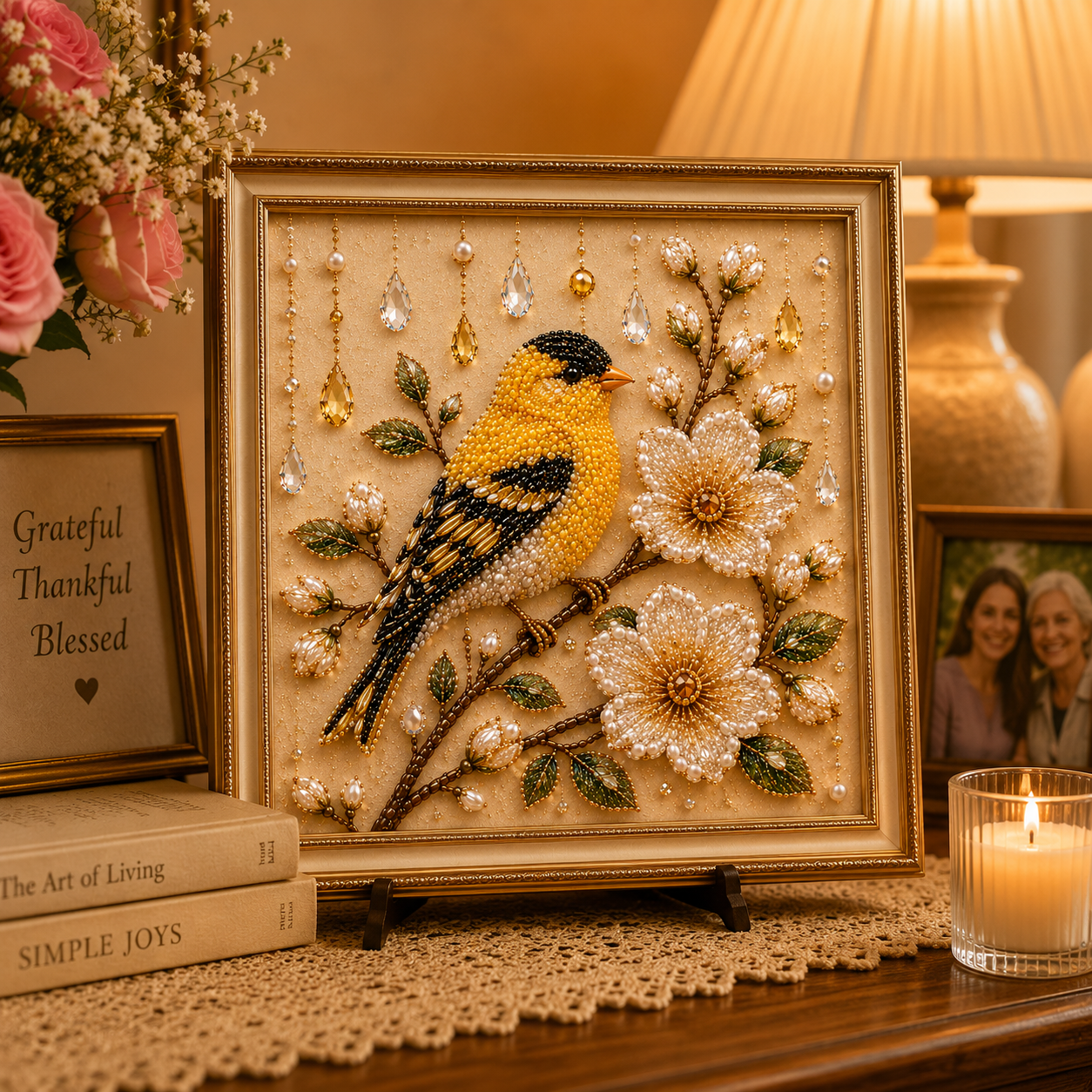 🐦 Bird & Blossom Pearl Art DIY Kit Collection 🌸