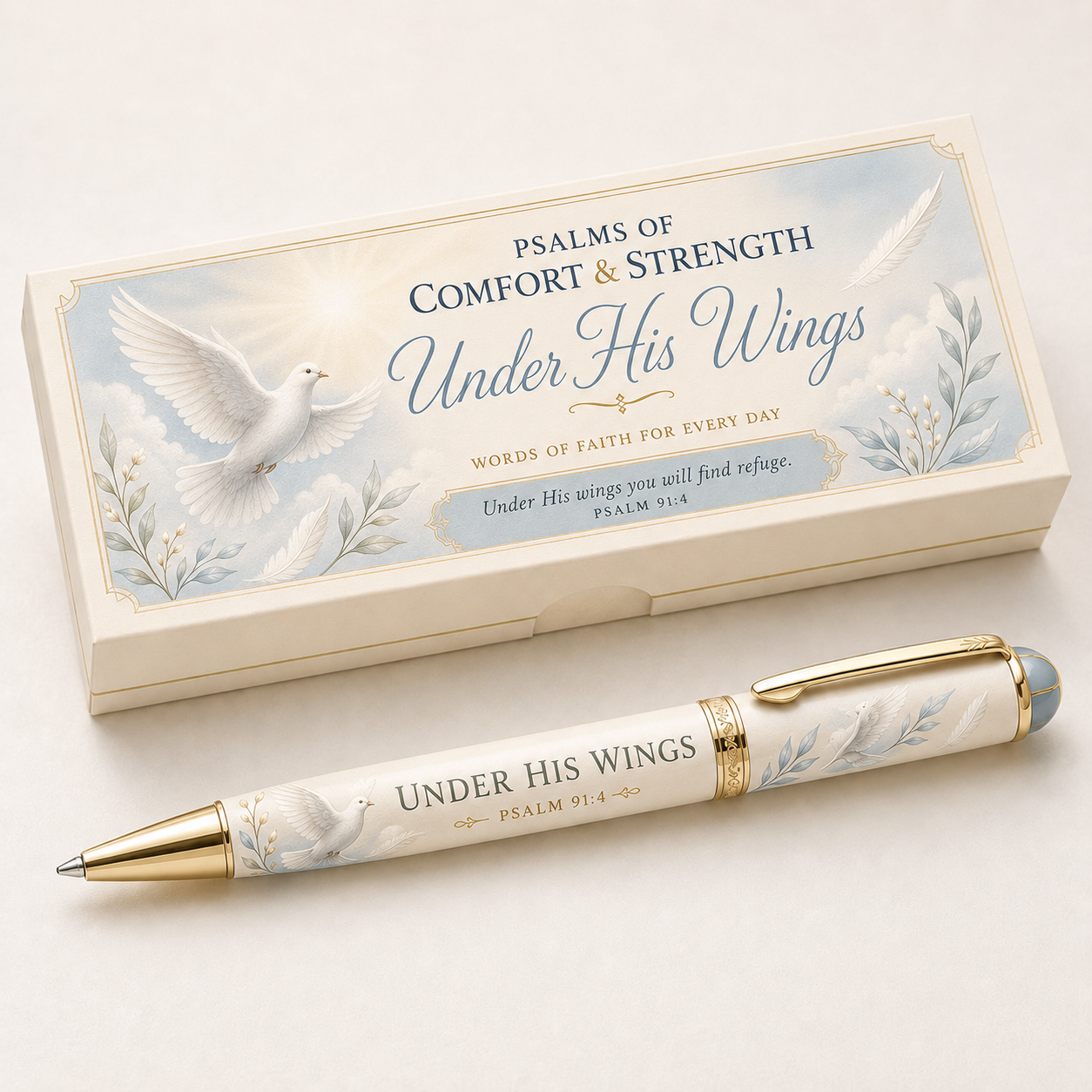 ✝️ Psalms of Comfort & Strength Scripture Pen Collection
