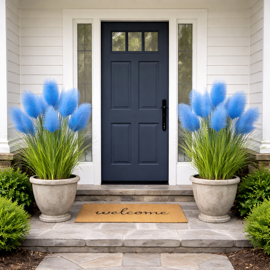 31.5 inches Tall Purple Pampas Grass Arrangement-EASESTER