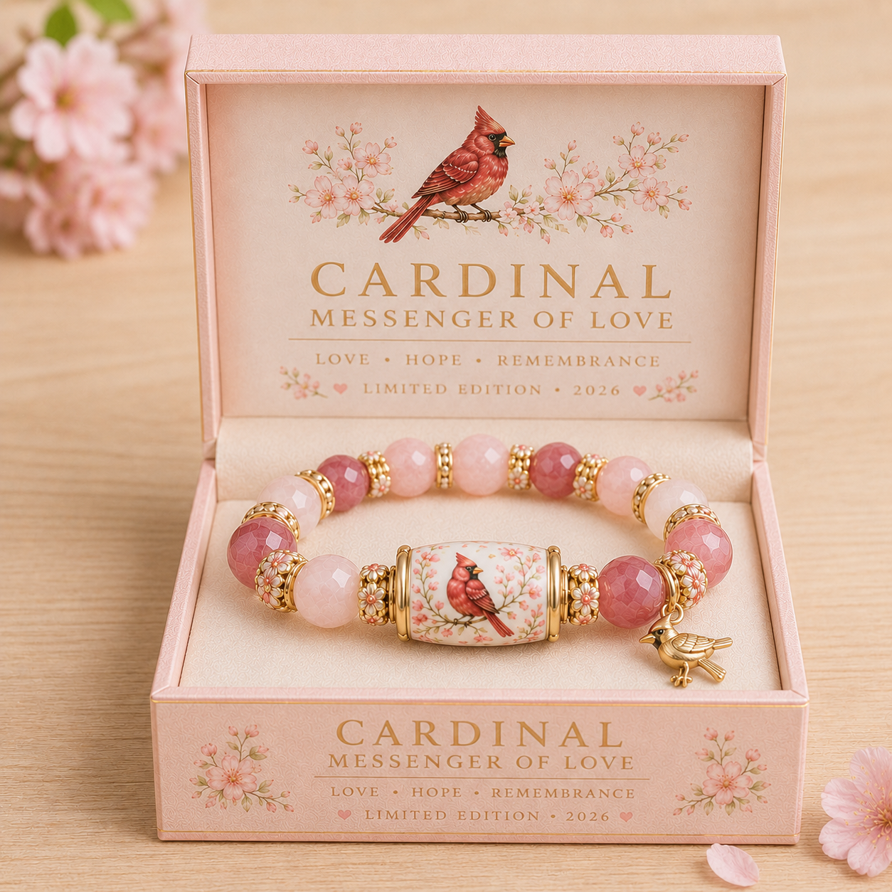 ❤ Love, Remembrance & Cardinal Blessings 🕊️ | 2026 Limited Edition Bracelet