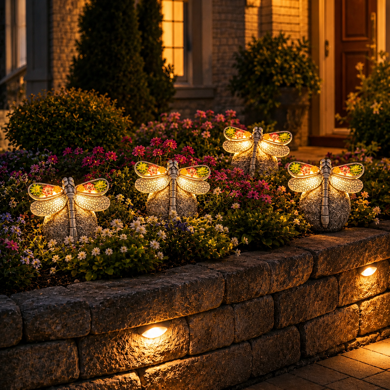 Solar Dragonfly Garden Light Decor-EASESTER