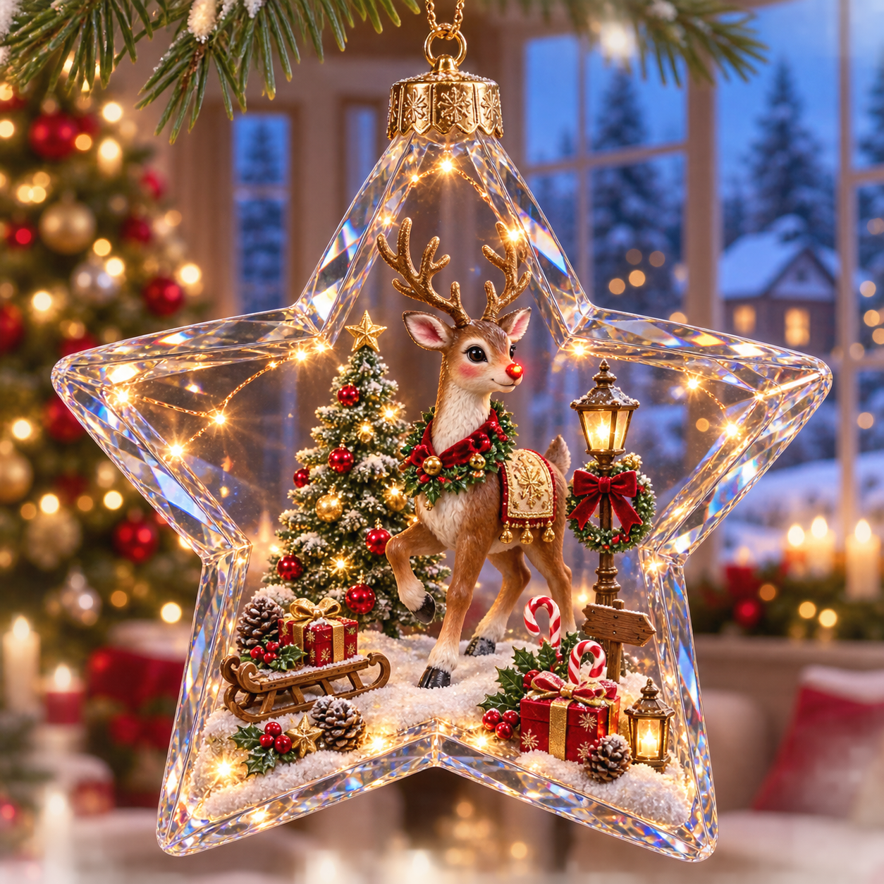 🔥Limited time 70% OFF -✨🎄 Glowing Christmas Story Ornament