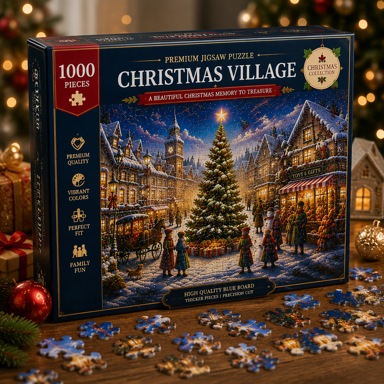 🎄Christmas Magic Collection™ – 1000 Piece Premium Christmas Jigsaw Puzzle