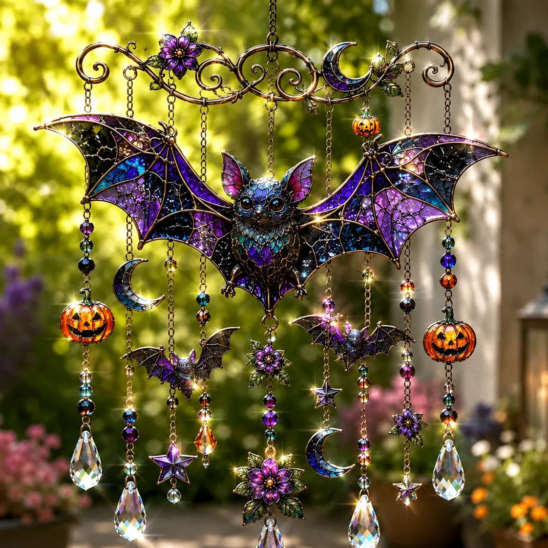 🔥 Limited-time 50% OFF👻Halloween-Themed Crystal Wind Chime