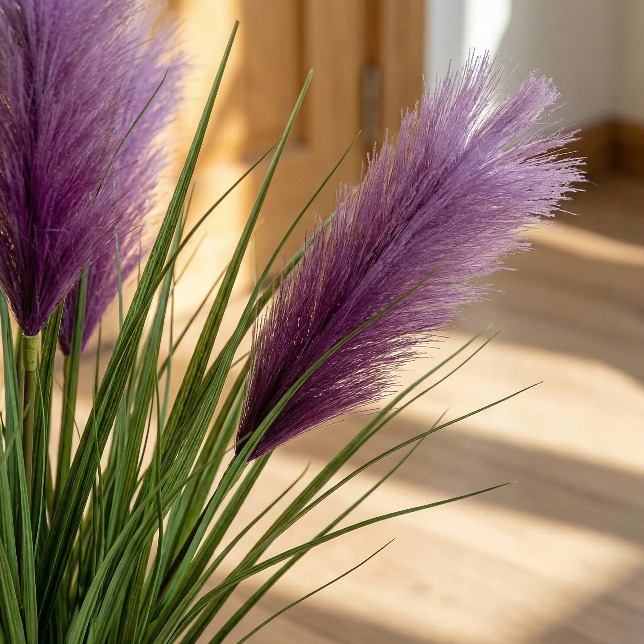 31.5 inches Tall Purple Pampas Grass Arrangement-EASESTER