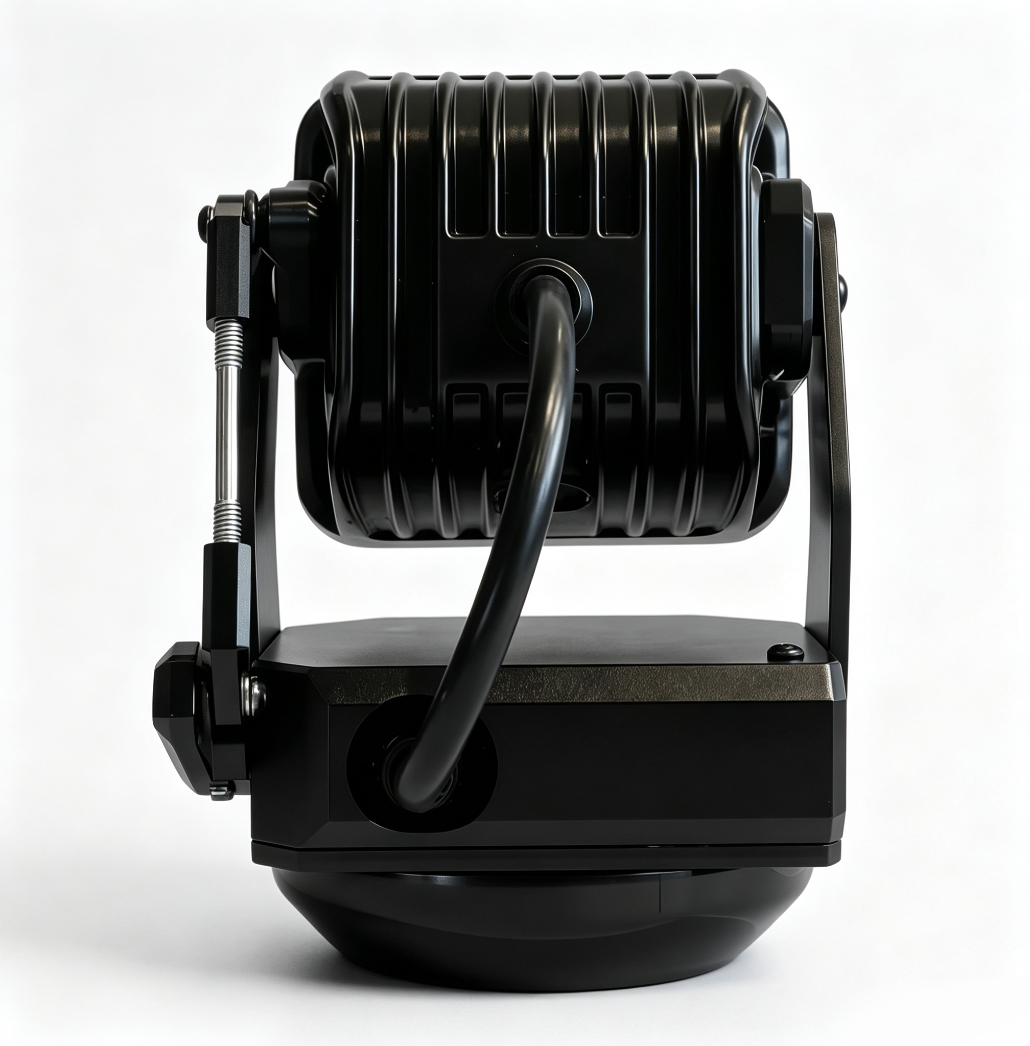 Remote Control Rotating LED Spotlight-360° Heavy-Duty Search Light for Vehicles & Marine Use