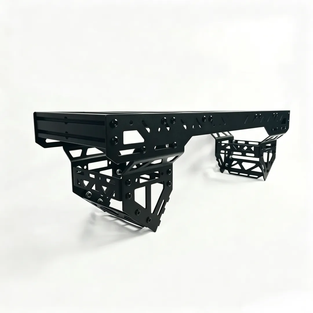Spare Tire Cargo Rack – Adjustable Aluminum Storage Platform