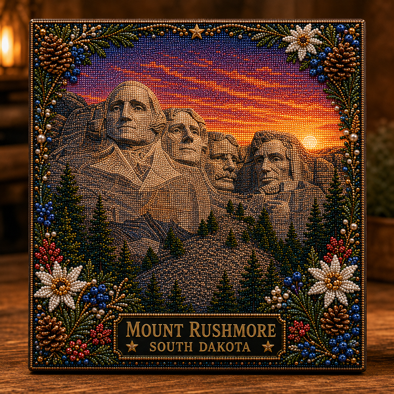 🇺🇸 Iconic American Landmarks Pearl Art Kit