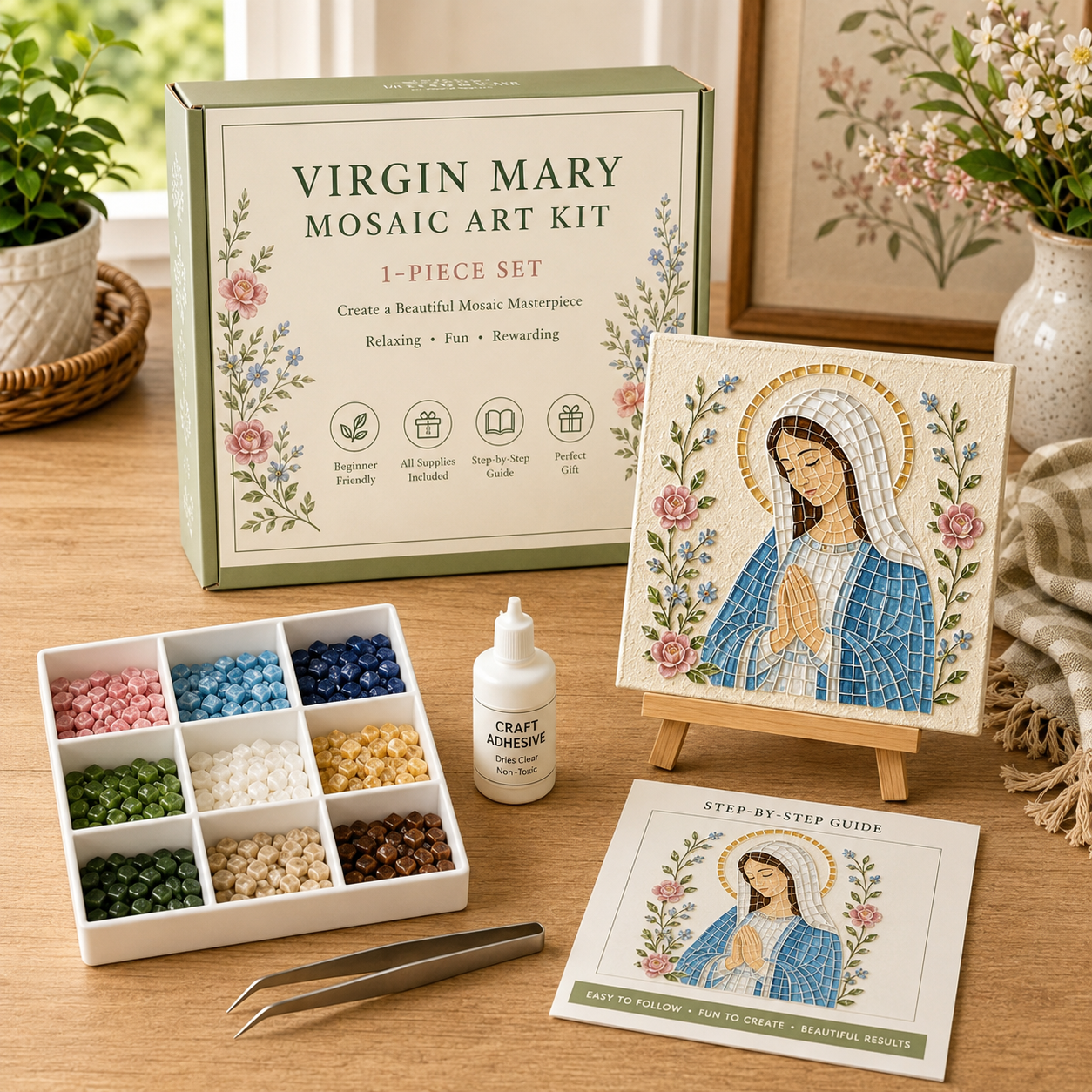 ✝️ Christian Sea Glass Art Kit