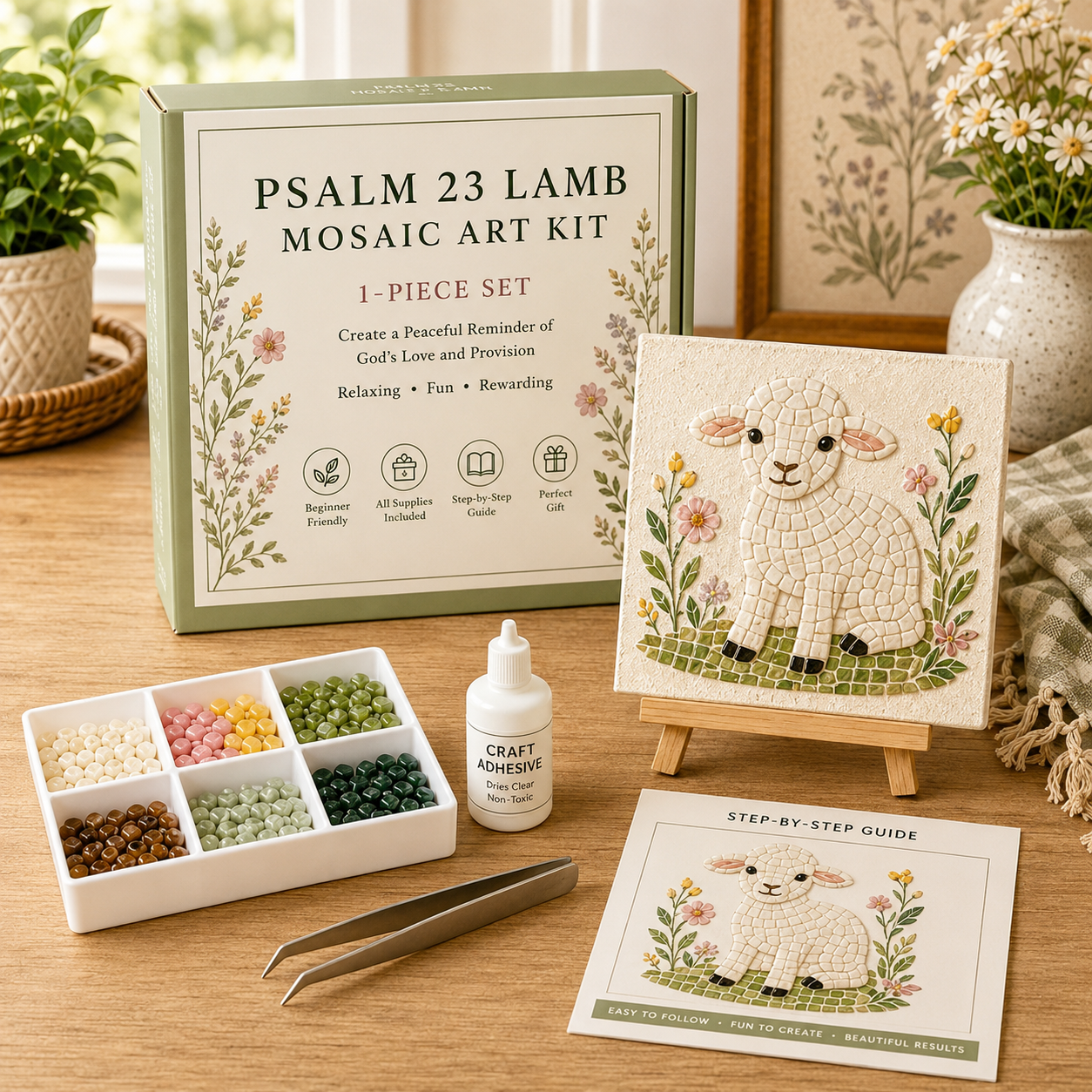 ✝️ Christian Sea Glass Art Kit