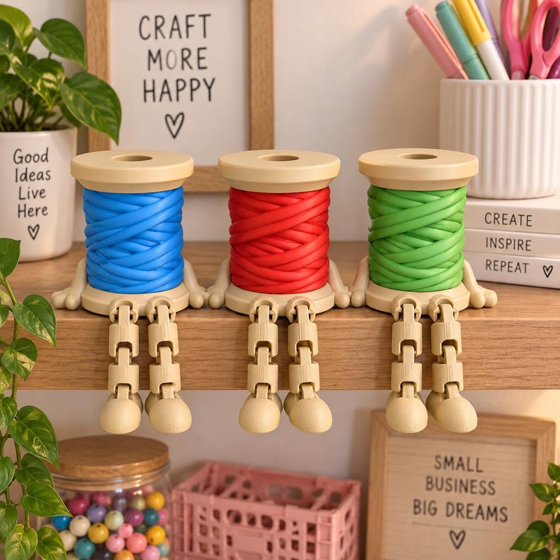Thread Spool Shelf Buddy