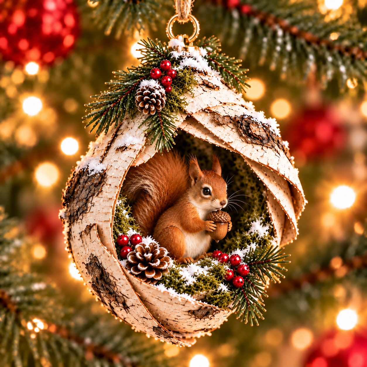 Winter Woodland Refuge Christmas Keepsake Ornaments