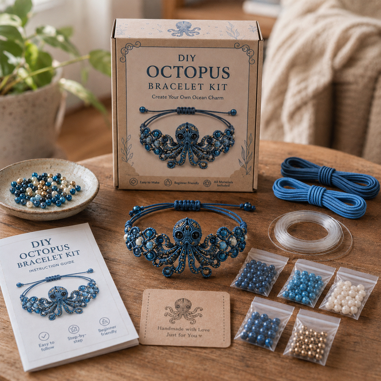DIY Beaded Animal Bracelet Kit | 15 Cute Styles