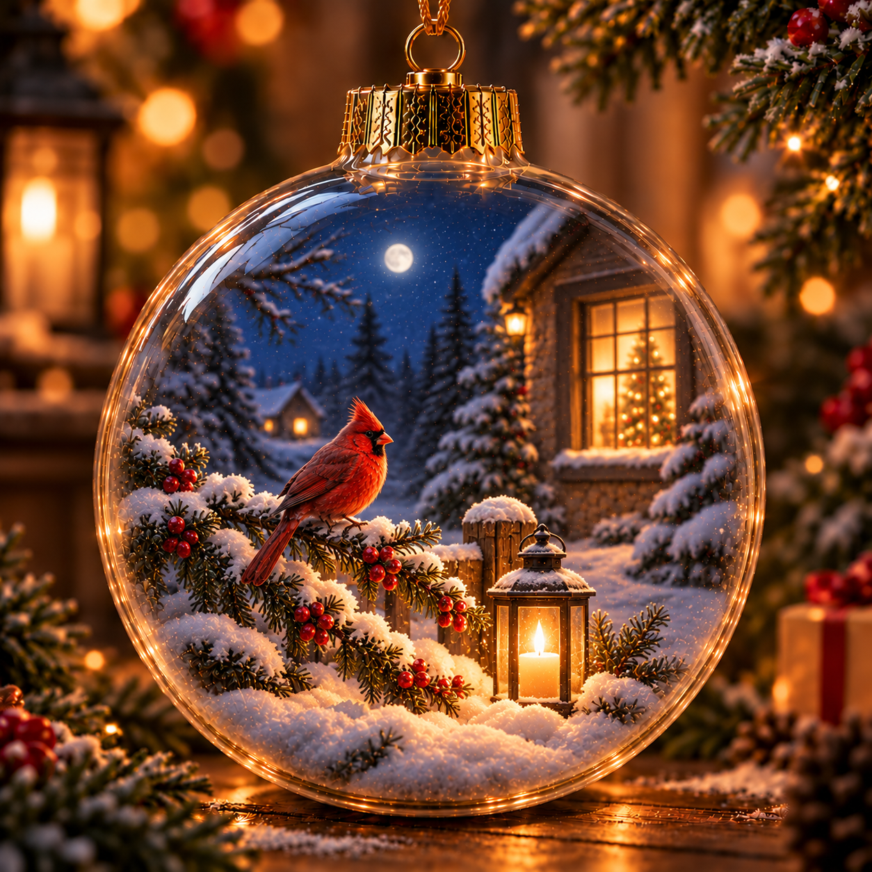A Light Still Shines – Light-Up Christmas Remembrance Ornament