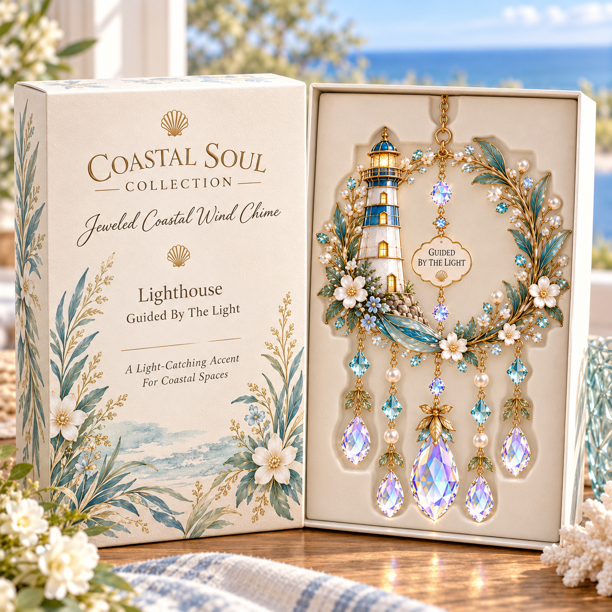 Coastal Soul Jeweled Wind Chime Suncatcher
