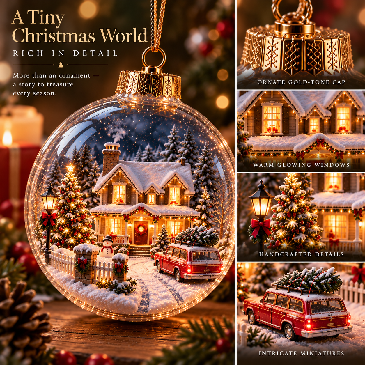 The Christmas We Remember Light-Up Story Ornament – A Tiny Christmas World to Treasure