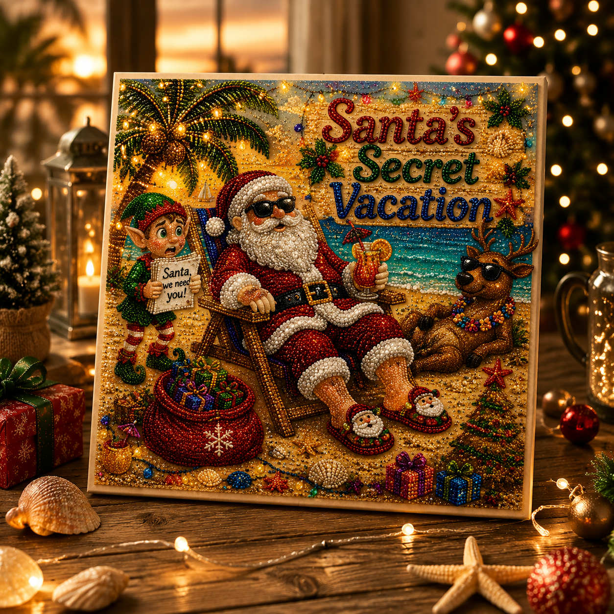 🎄 Christmas Secret Collection ✨ Magical Holiday Diamond Painting Art Kit