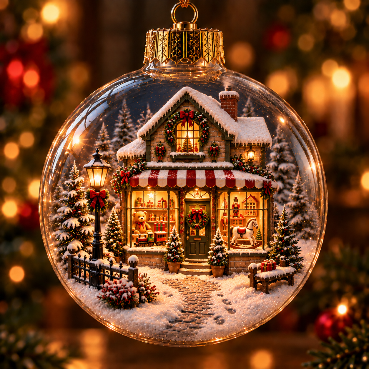 The Christmas We Remember Light-Up Story Ornament – A Tiny Christmas World to Treasure