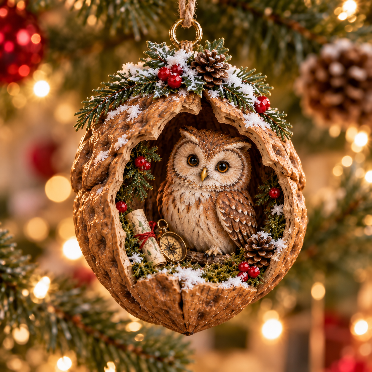 Woodland Hideaway Christmas Keepsake Ornaments