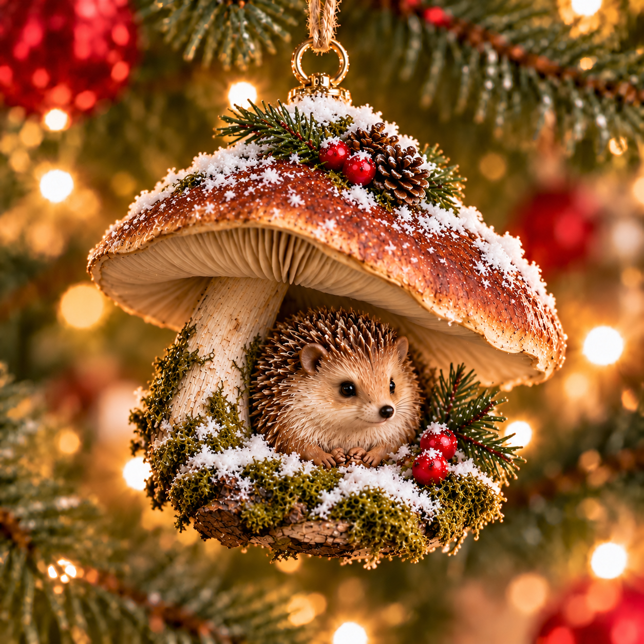 Winter Woodland Refuge Christmas Keepsake Ornaments